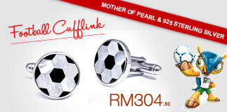 The Francesco Cufflinks 925 Sterling Silver & Mother of Pearl By Kelvin Gems