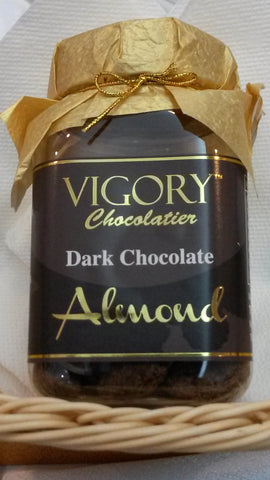 Almond Dark Dragees By  Vigory Chocolatier