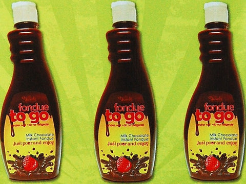 Chocolate Fondue To Go 12 bottles By Shweets Chocolates  16% discount