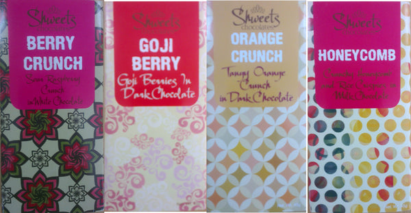 Chocolate Bar 24 pcs By Shweets Chocolates 15% discount