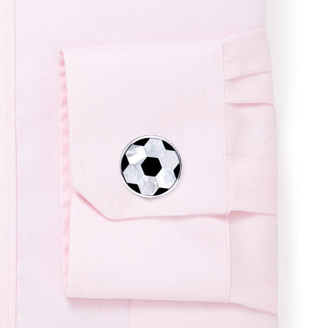 The Francesco Cufflinks 925 Sterling Silver & Mother of Pearl By Kelvin Gems