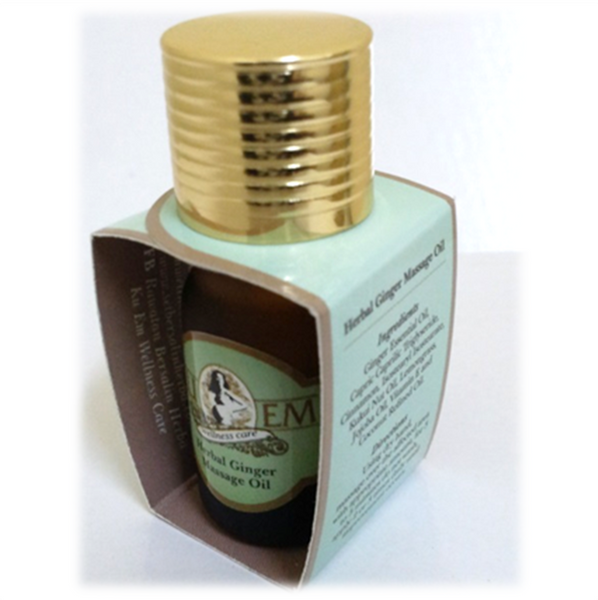 Herbal Ginger Massage Oil Travel Kit 5ml by KU EM Global Sdn Bhd