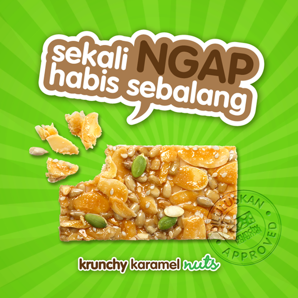 Krunchy Karamel Nuts by Dafinah Delight