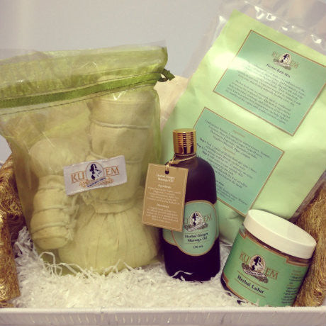 Herbal Post-Natal Cares Package (Mother & Baby) by KU EM Global Sdn Bhd