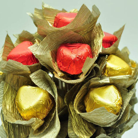 Gold Red Bouquet