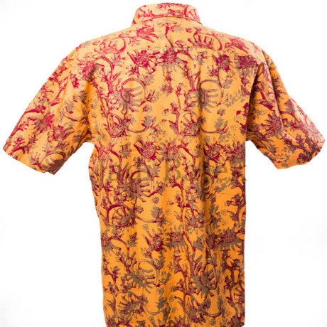 Orange Batik Shirt
