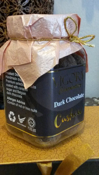 Cashew Dark Dragees By  Vigory Chocolatier