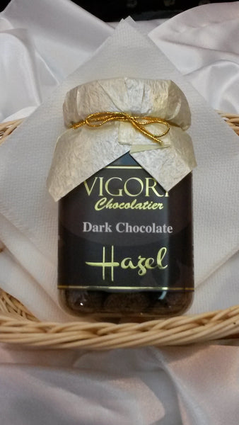 Hazel Dark Dragees By Vigory Chocolatier