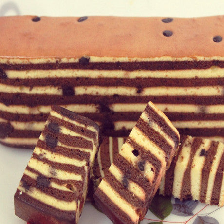 Kek Lapis Chocolate Chip by Mam Selera